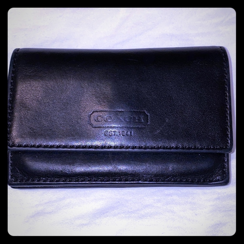 Genuine Leather Coach Wallet